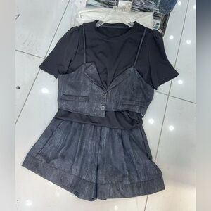 🐼Black and grey set #fashion🩶🖤